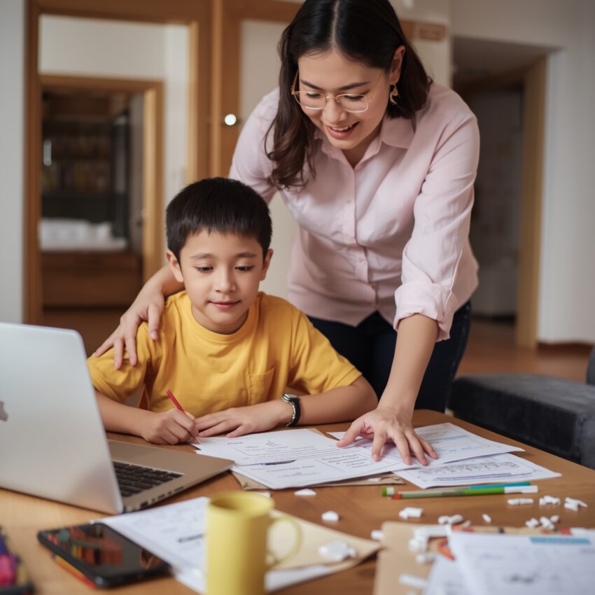 Balance school and family time in Singapore